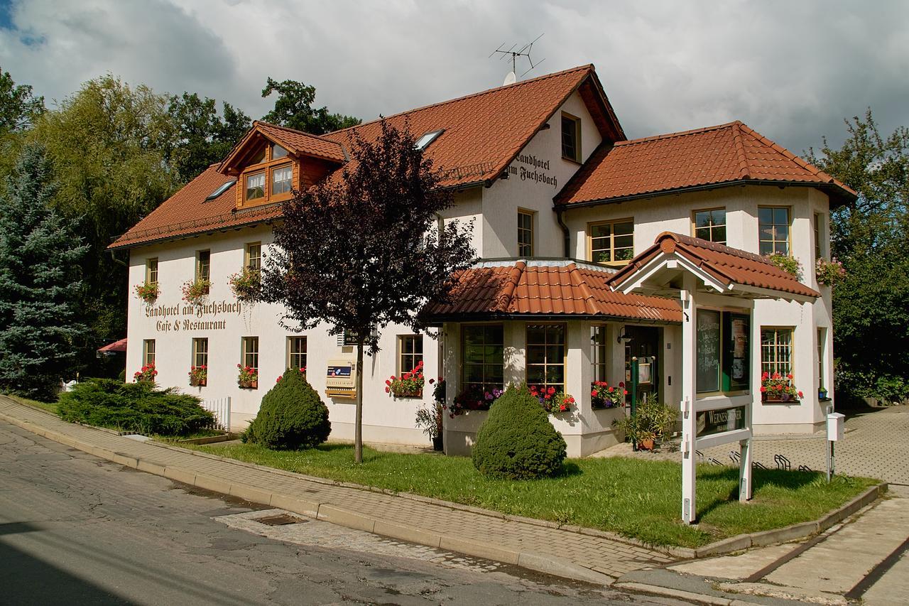 Landhotel Am Fuchsbach Berga  Екстериор снимка